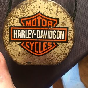 Vintage Harley Davidson Lunch Pale